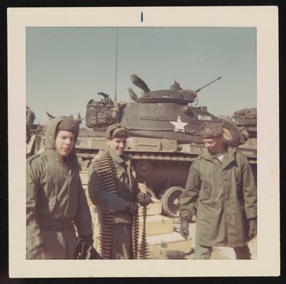 Fort Knox - from left Larry Knippel, Mark Cosgrove, and unidentified