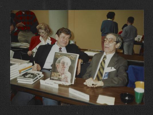 Lyman Johnson and Wade Hall at Kentucky Book Fair