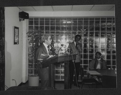 Lyman Johnson at book signing