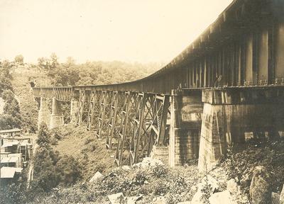 High Bridge going through a tunnel at the end