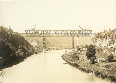 High Bridge under construction