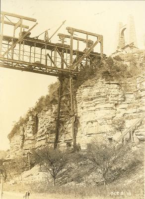 Construction work being done on High Bridge