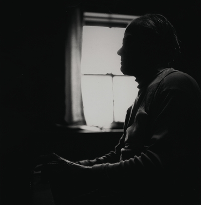 John Jacob Niles seated at piano; Boot Hill Farm; Eugene Meatyard