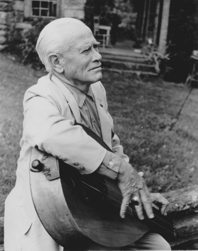 Performance by John Jacob Niles at Fontana Dam, North Carolina; Joe Dyer, Jr