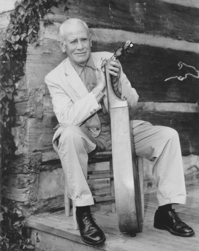 Performance by John Jacob Niles at Fontana Dam, North Carolina; Joe Dyer, Jr