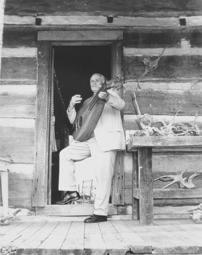 Performance by John Jacob Niles at Fontana Dam, North Carolina; Joe Dyer, Jr