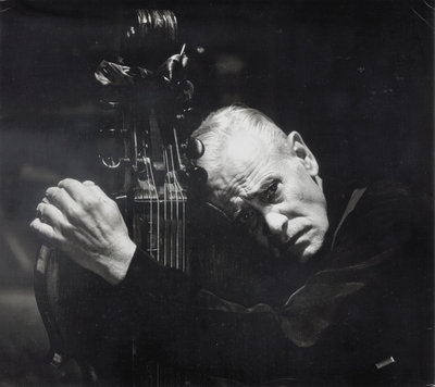 John Jacob Niles with dulcimer/piano; Boot Hill Farm; Eugene Meatyard