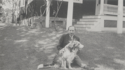 Three Lipetz family snapshots taken at Slingerland's home in New York; Harold Slingerland