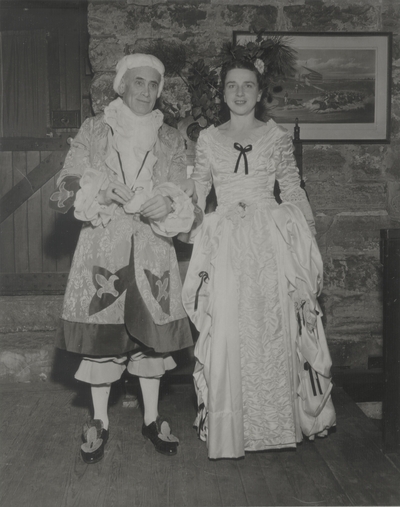 John Jacob and Rena Niles in costume for Iroquois Hunt Club Sesquicentennial Ball