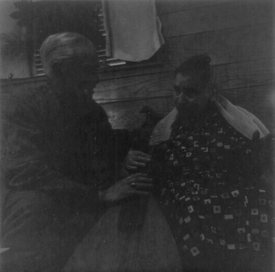 John Jacob Niles with Henrietta Child, Boot Hill Farm