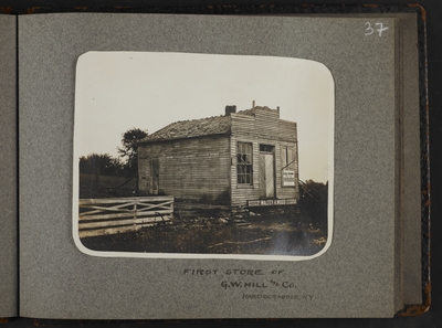 First store of G.W. Hill and Co. Hardscrabble, Kentucky