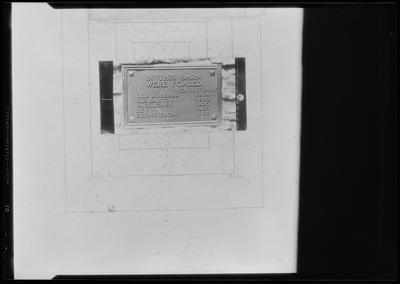 Madden, J.F.; plate on barn