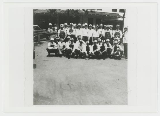 Employees of Elkhorn Jellico Coal Company at Jess Fields' funeral