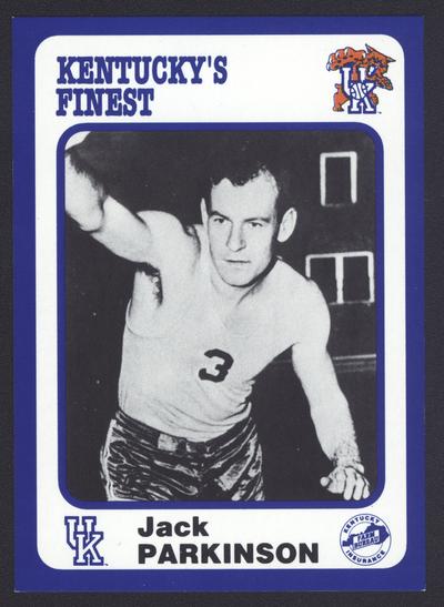 Kentucky's Finest #32: Jack Parkinson (1943-46; 1947-48), front