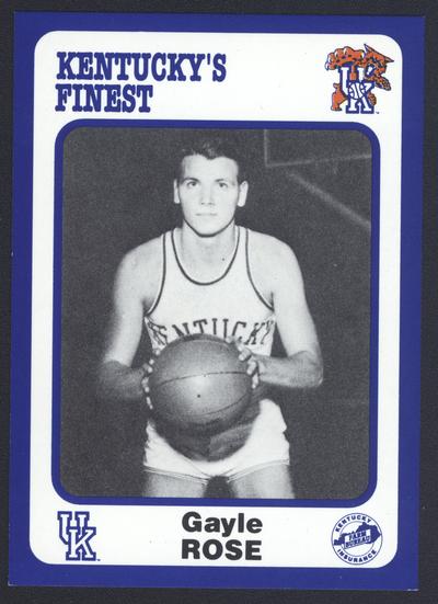 Kentucky's Finest #45: Gayle Rose (1951-55), front