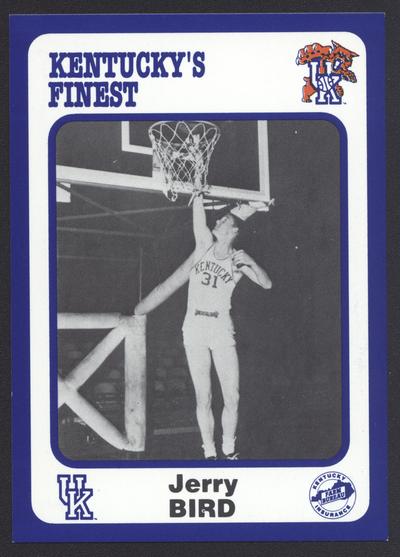 Kentucky's Finest #70: Jerry Bird (1953-56), front