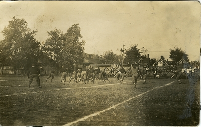 Football game circa 1912