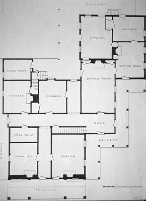 J. L. Bledsoe Albertt House - Note on slide: Plan