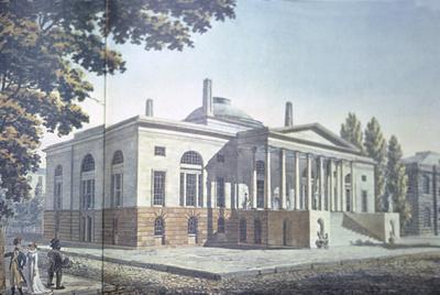 Bank of Pennsylvania - Note on slide: Engraving after George Strickland drawing