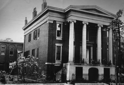 George Keats Mansion - Note on slide: Filson Club Photo