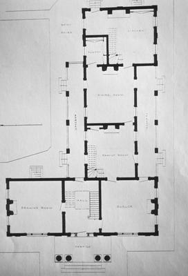 Waveland - Note on slide: First floor plan