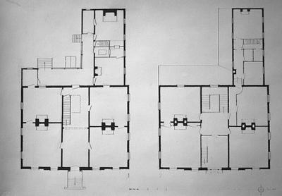 Liberty Hall - Note on slide: Floor plans early 1930s