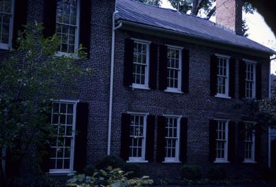 John Wesley Hunt House (Hunt - Morgan House) - Note on slide: North side of rear wing