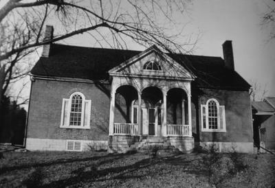 Mount Airy (A. Muldrow House) - Note on slide: Grier's Creek. Front. Burned 1945