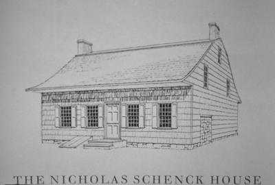 Nicholas Schenk House - Note on slide: Brooklyn Museum