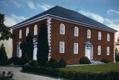 Old Pohick Church - Note on slide: Postcard