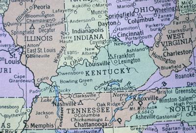 Map of Kentucky