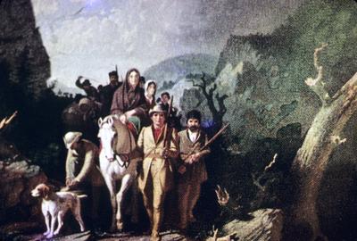 Daniel Boone Escorting a Band of Pioneers in the Western Country