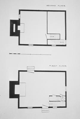 David Watts House - Note on slide: Floor plans