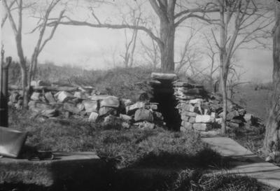 Phillip Board House - Note on slide: Root cellar. Johnson Road