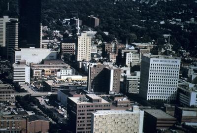 Lexington from the air - Note on slide: 1987-1988 Telephone Directory