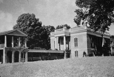 General John Cocke House (Bremo) - Note on slide: South front. Bremo. Thomas Jefferson, Conneley, John Neilson