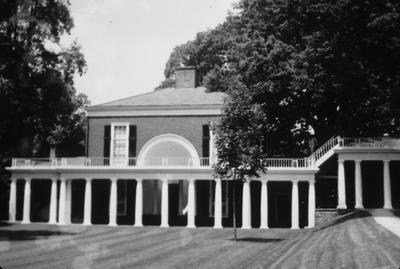 University of Virginia - Note on slide: Pavilion IX. Ionic of Temple Fortuna Virilis. Influence of Ledoux. Photo by Clay Lancaster