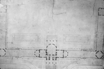 Monticello - Note on slide: First floor plan. Thomas Jefferson's Architectural Drawings