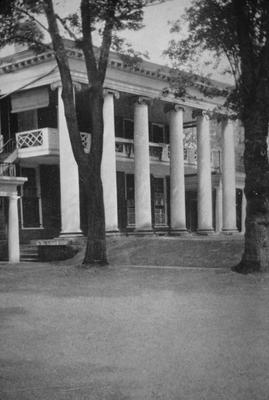 University of Virginia - Note on slide: Pavilion II. West lawn. After Pallodio