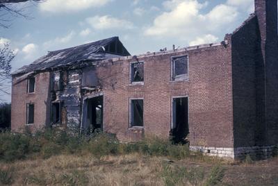 Log and Brick House - Note on slide: Exterior View including Chimney