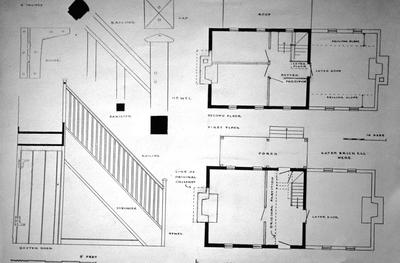 Adam Rankin House - Note on slide: Floor Plans
