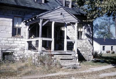 John Scott House - Note on slide: Exterior view of house and portico