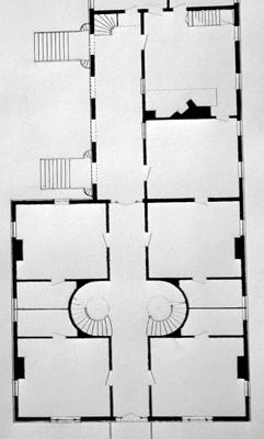 Shakertown Trustees' office - Note on slide: First floor plan