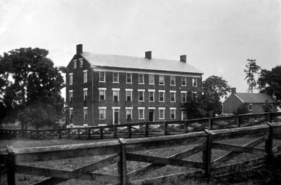 South Union sister's workshop and wash house - Note on slide: Exterior view