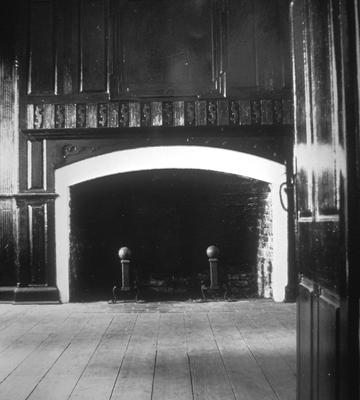 William Whitley house parlor mantel - Note on slide: View of parlor mantel