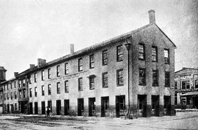 Lexington and Ohio Railroad Station - Note on slide: Exterior view