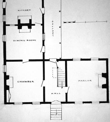 Floor Plan Woods Lane - Note on slide: First Floor plan