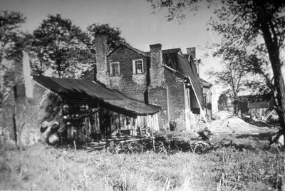 Woodstock building - Note on slide: Exterior view. Todd and Cleveland Roads