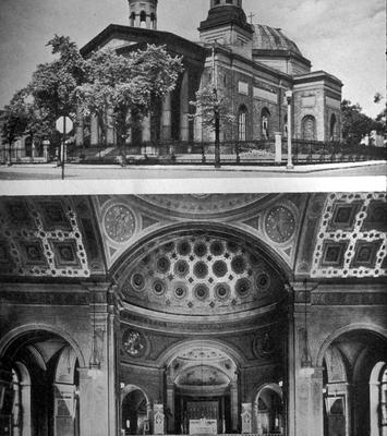 Catholic Cathedral - Note on slide: Interior and Exterior views