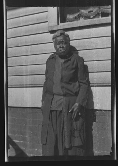 Negative of unidentified elderly man